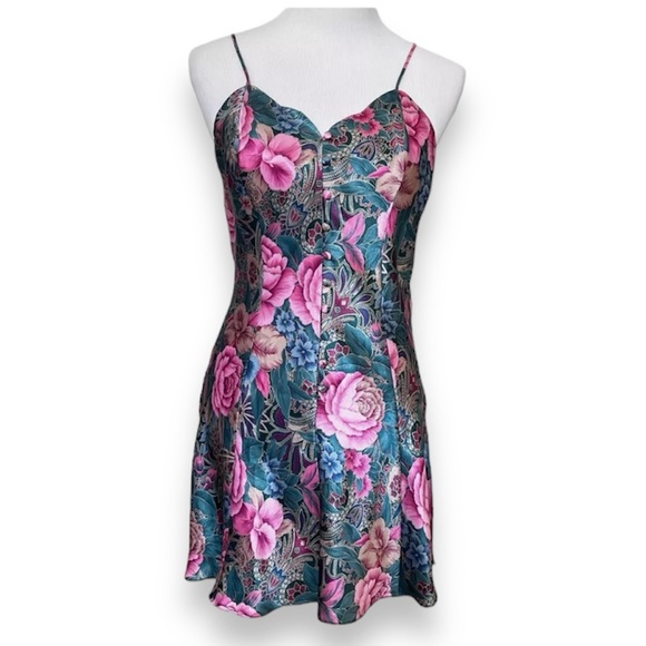 Vintage 90s Victorias Secret floral dress